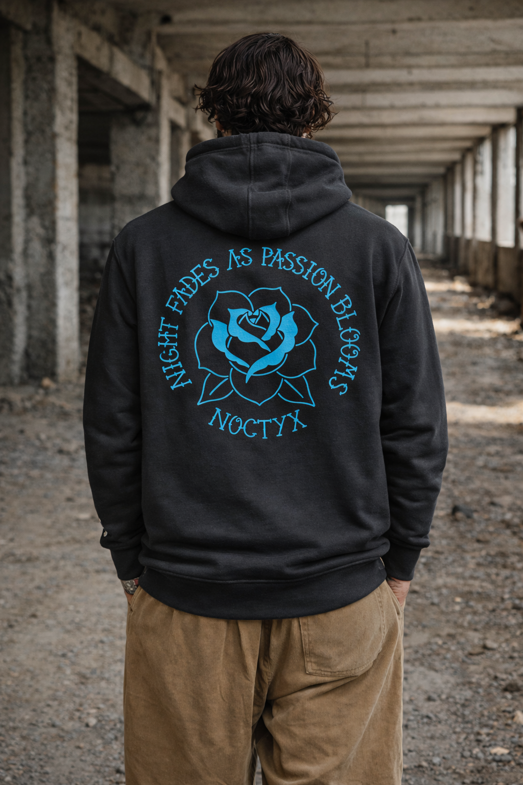 Midnight Bloom Hoodie