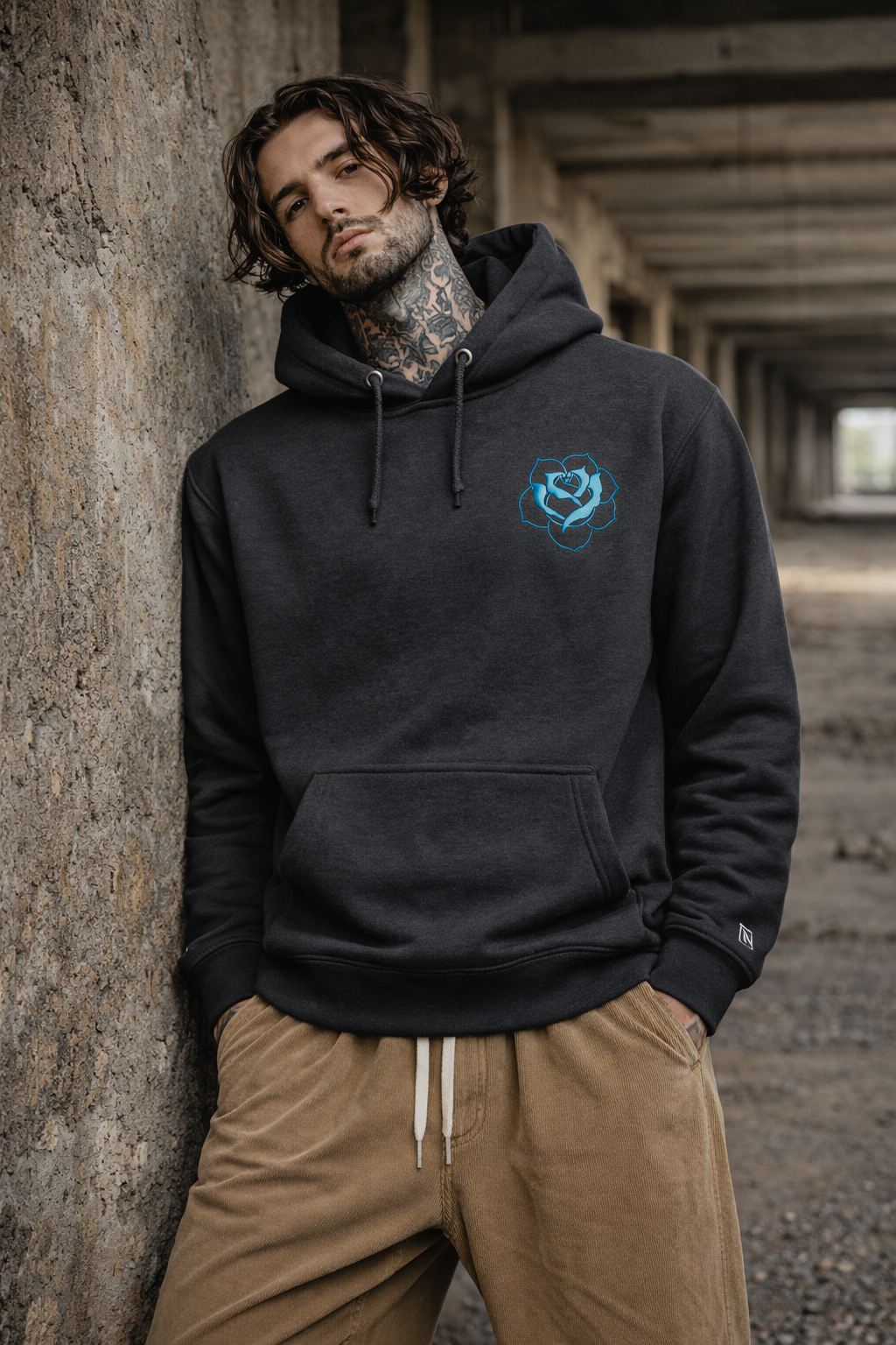 Midnight Bloom Hoodie