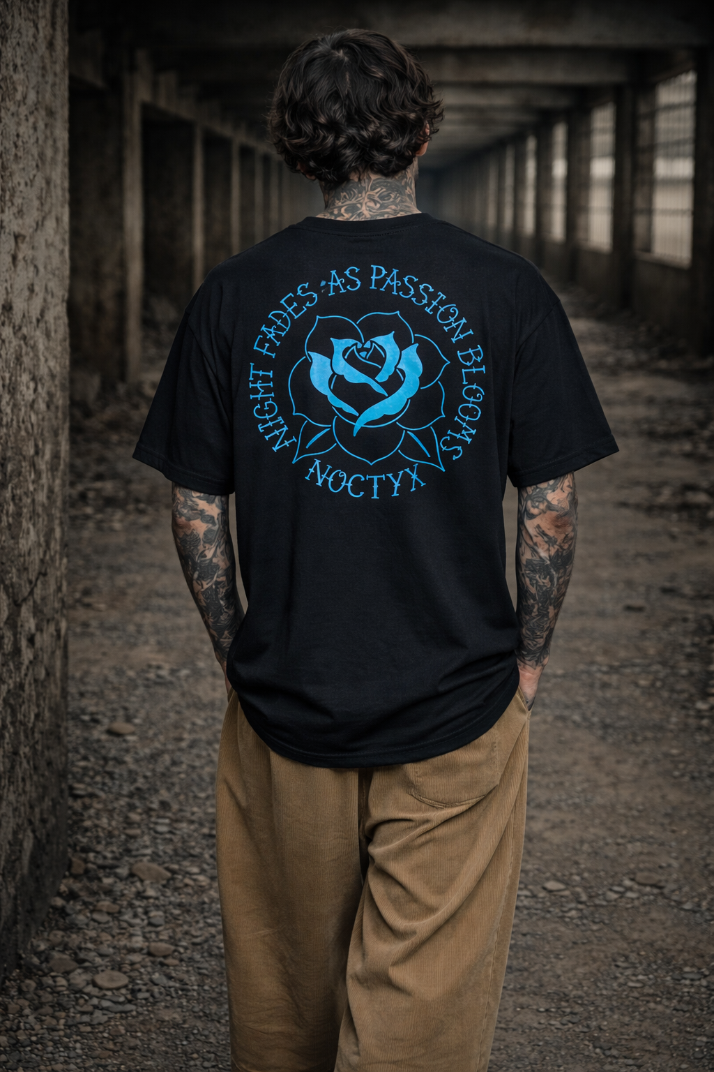Midnight Bloom Box Tee